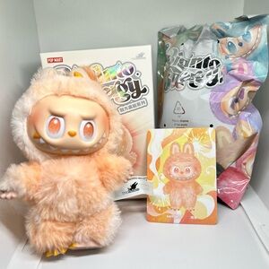 100%Authentic popmart Labubu Monsters BigInto Energy,OpenBox,SealedBag-Happiness